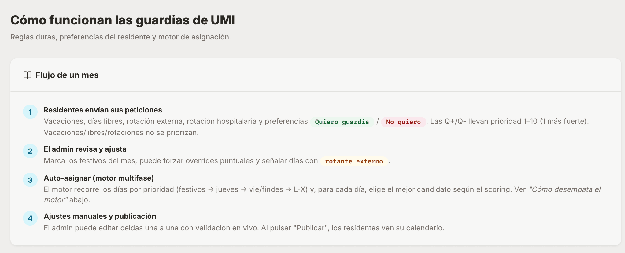 Captura del editor de reglas del servicio
